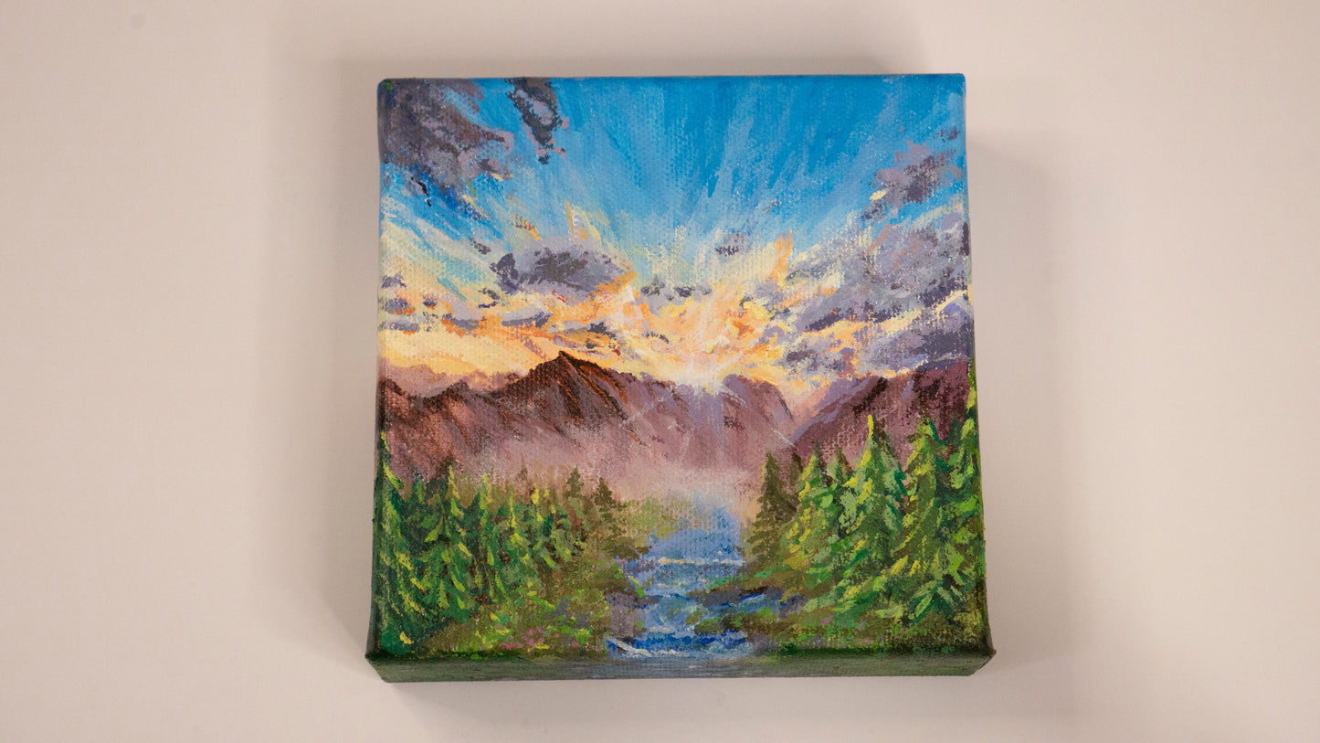 The Sunset Valley Original Artwork
