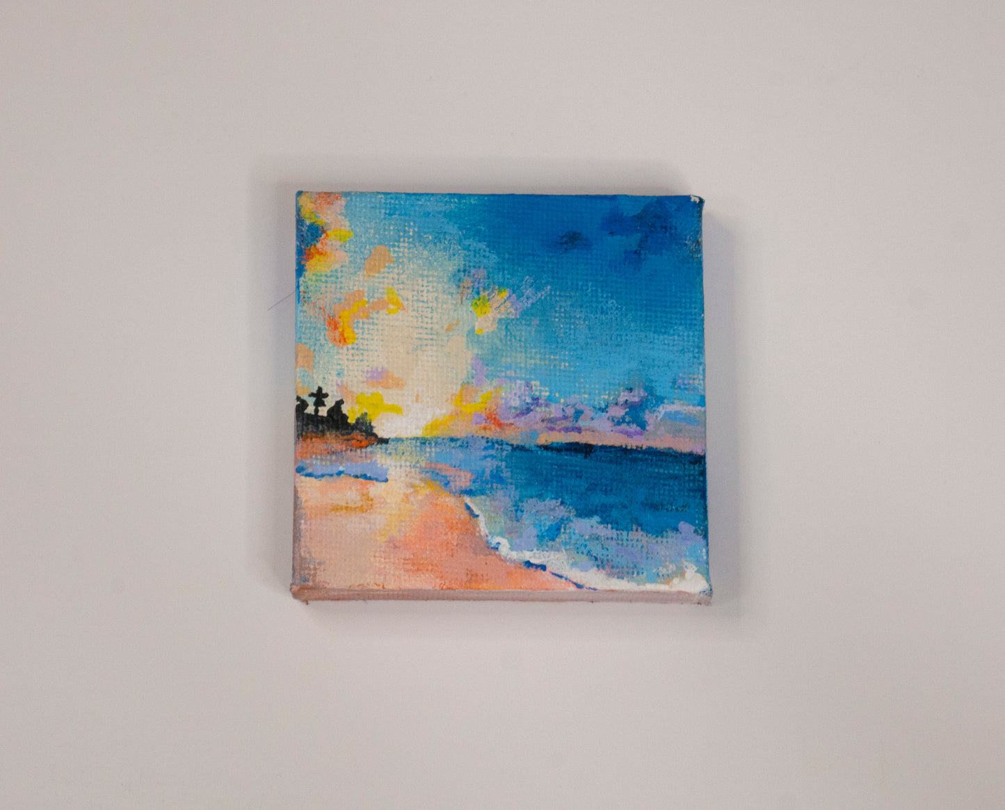 A Tiny Beach Side View Original Artwork