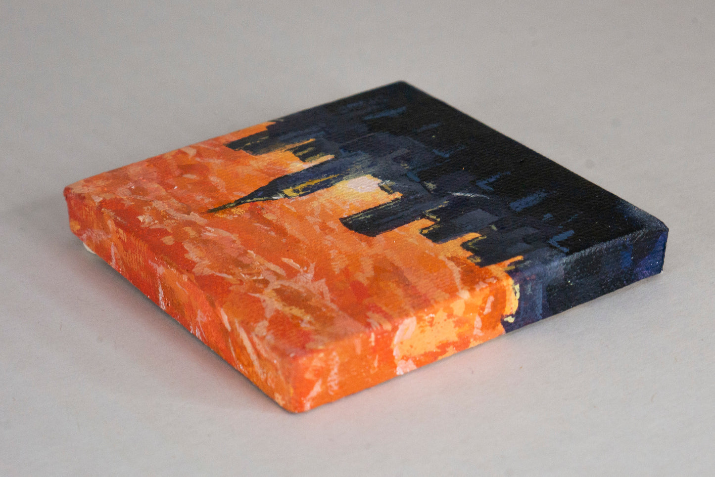A Tiny NY Cityscape Original Artwork