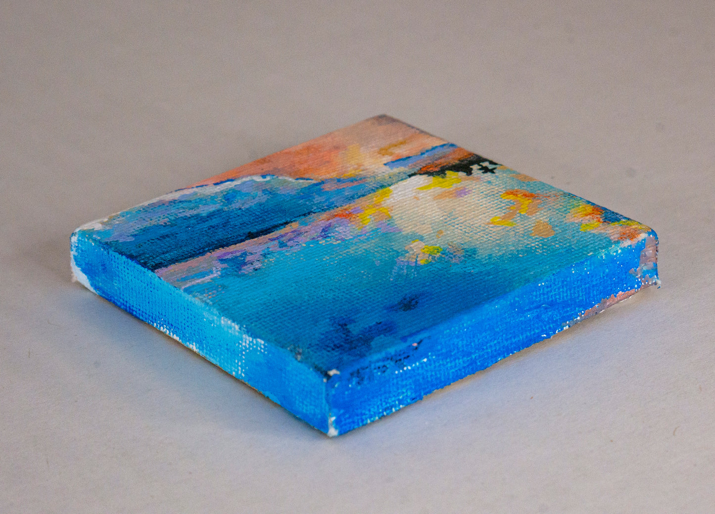 A Tiny Beach Side View Original Artwork