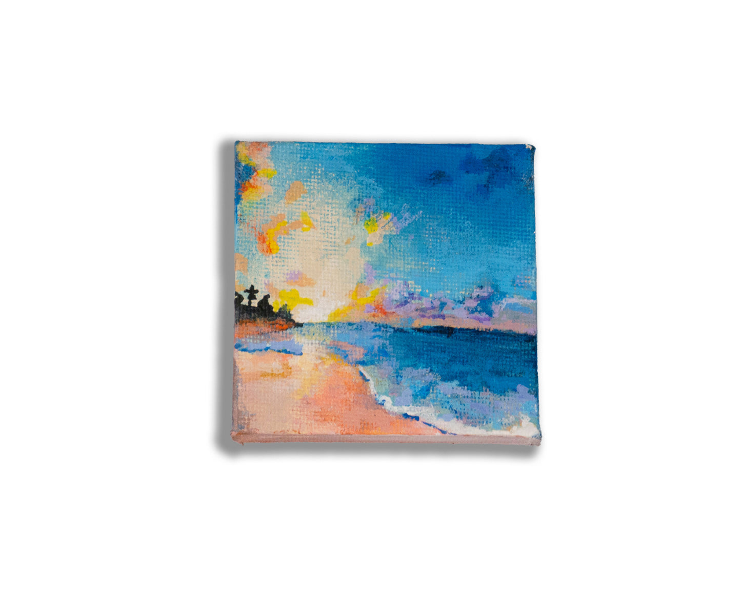 A Tiny Beach Side View Original Artwork