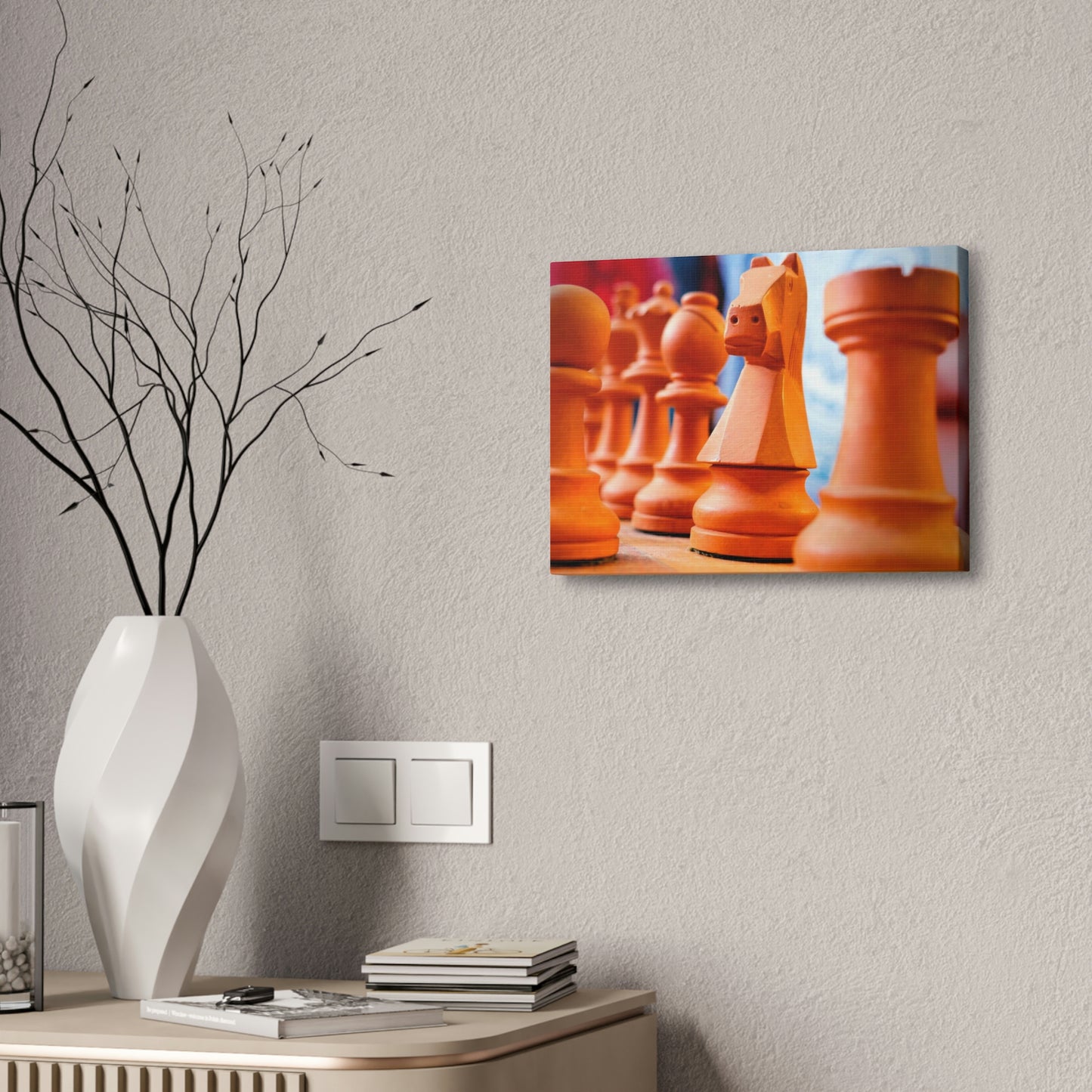 The Wooden Knight Canvas