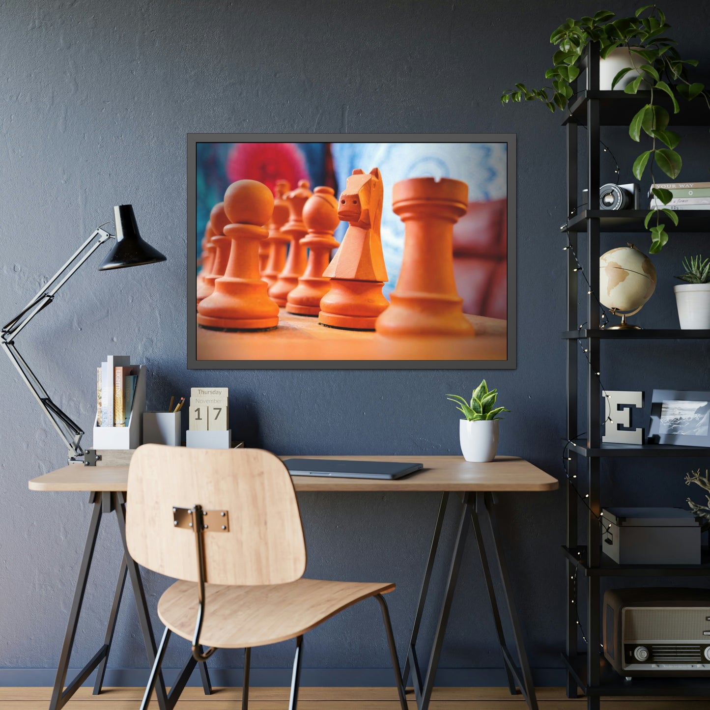 The Wooden Knight Framed Picture