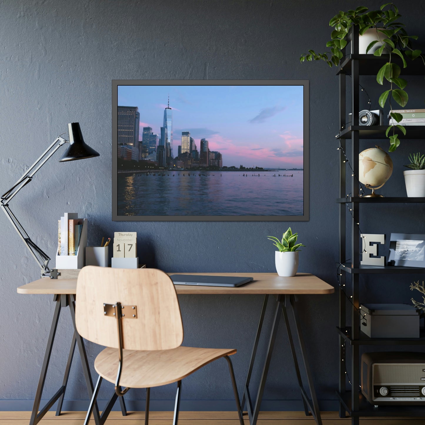 Early Morning in FIDI Framed Picture