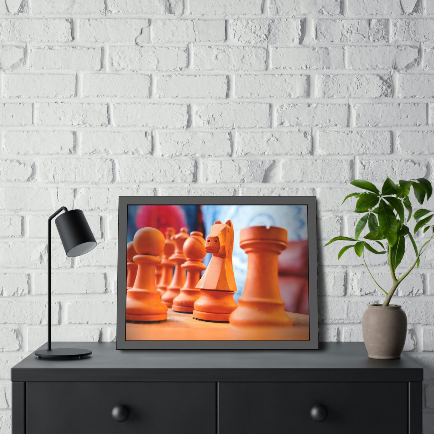 The Wooden Knight Framed Picture