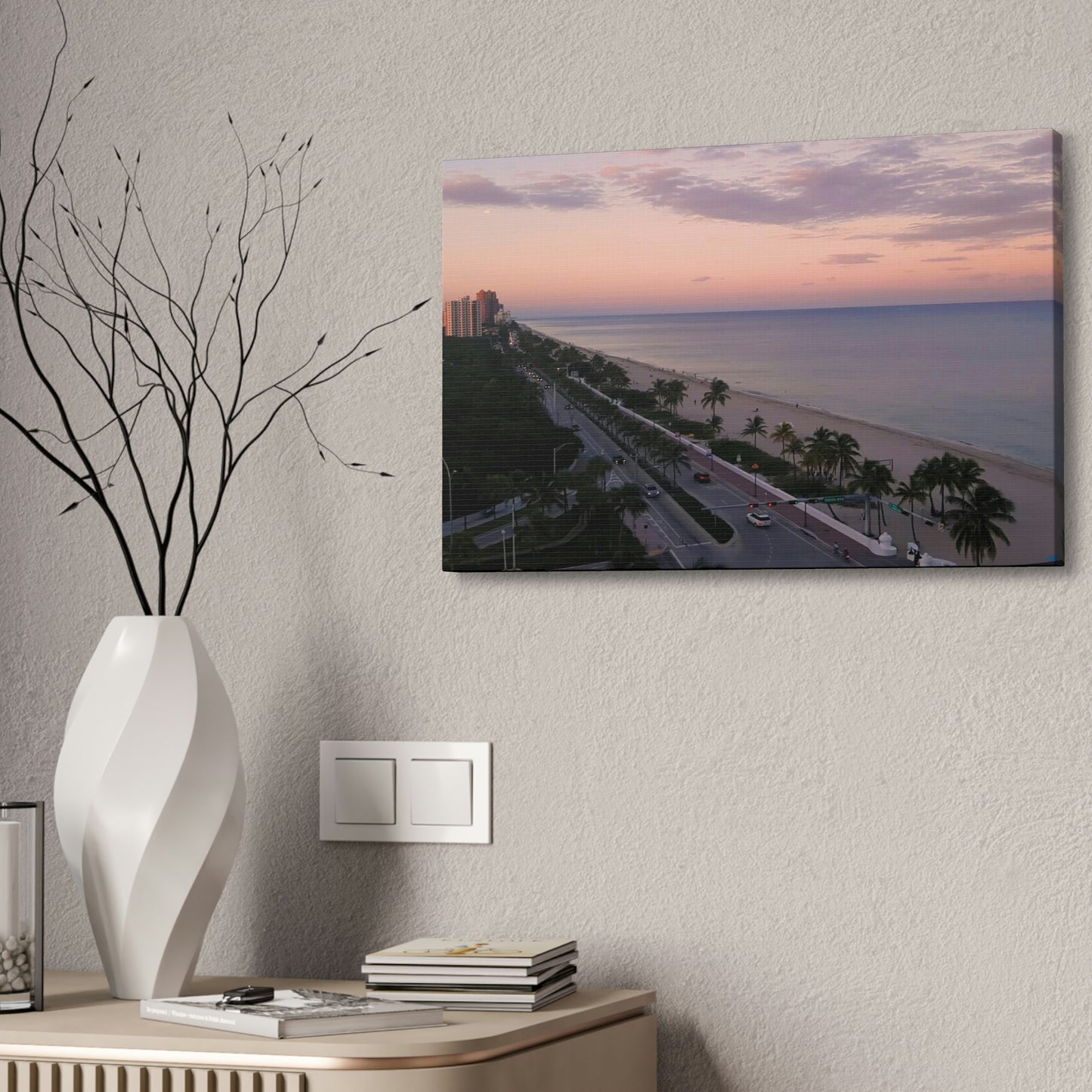 A Beachside Escape Canvas