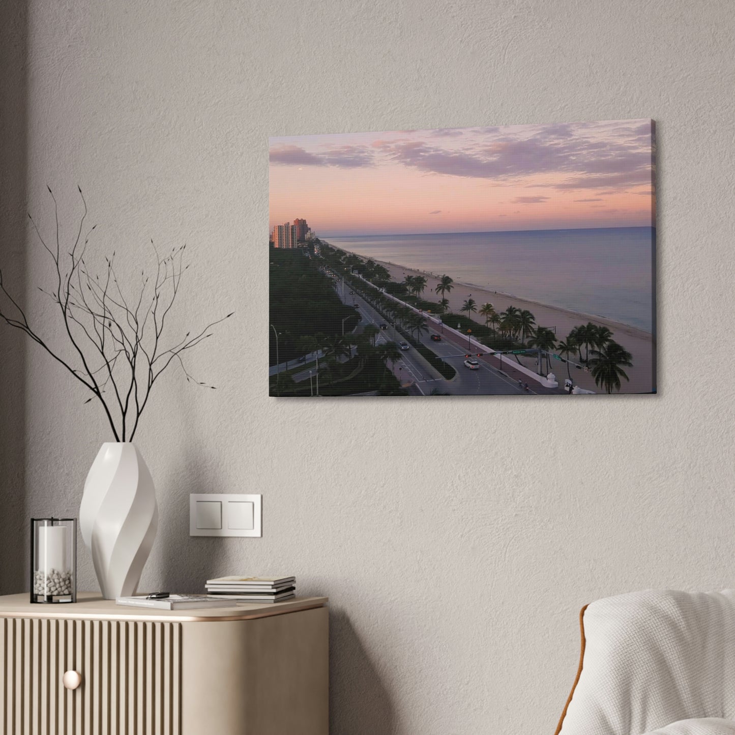 A Beachside Escape Canvas