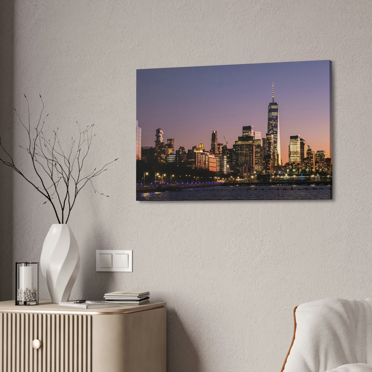 A View From the Hudson Canvas