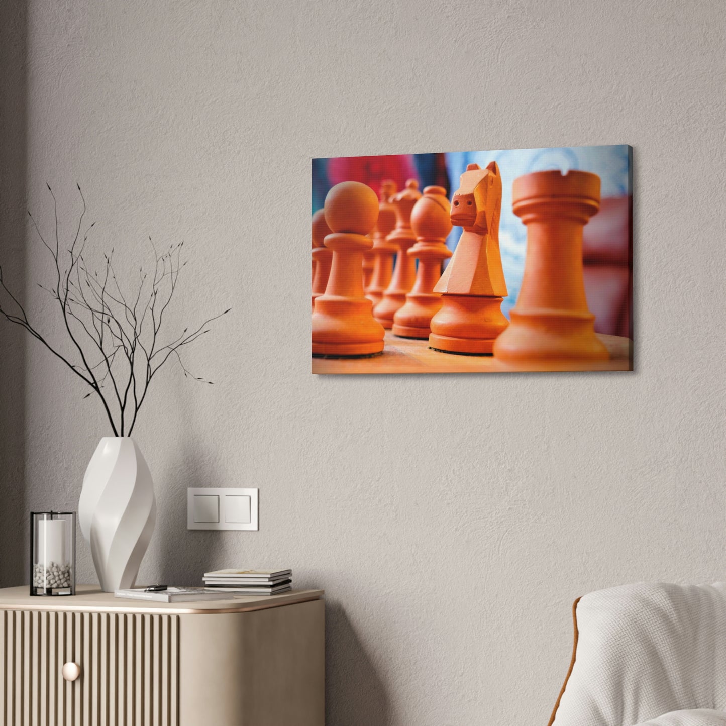 The Wooden Knight Canvas