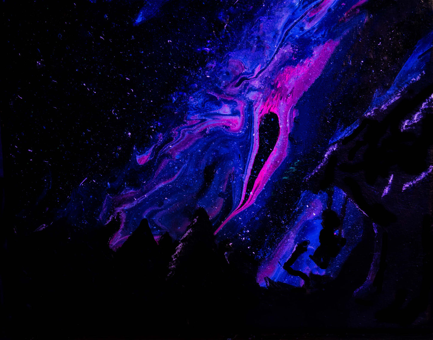 A Midnight Galaxy View Poster