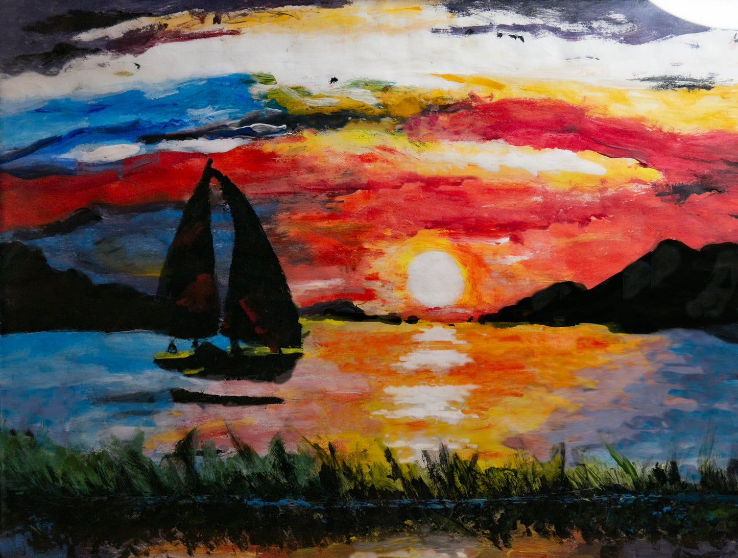 An Impressionists Sailboat Poster