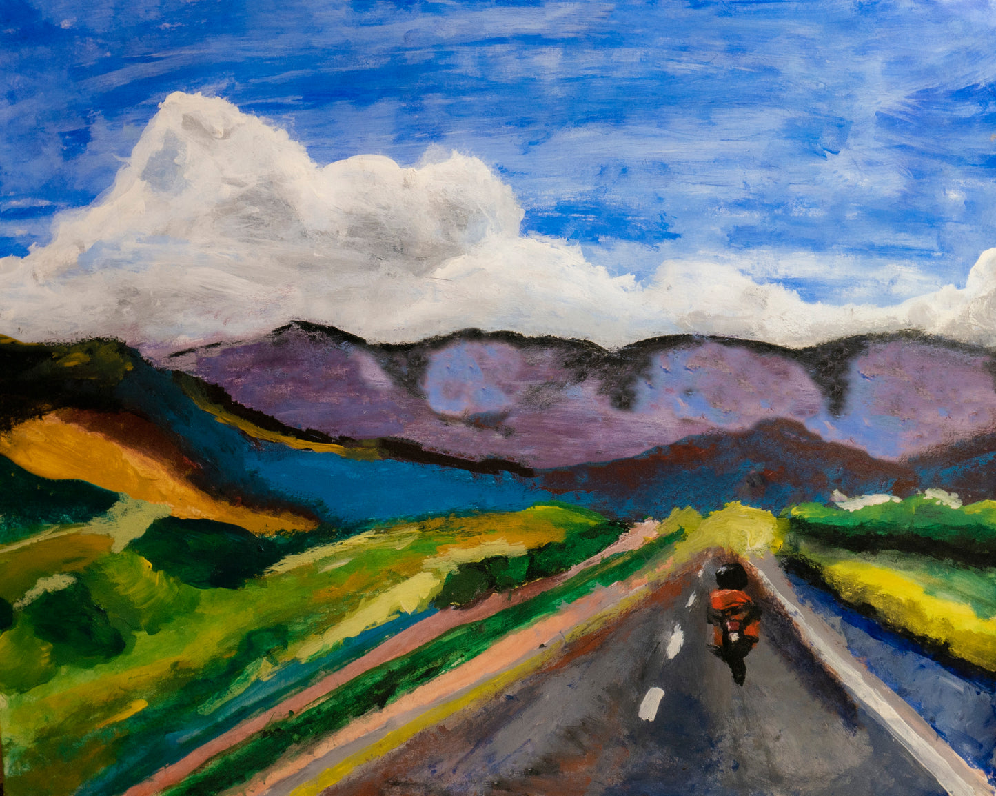A Drive Through the Rockies Canvas