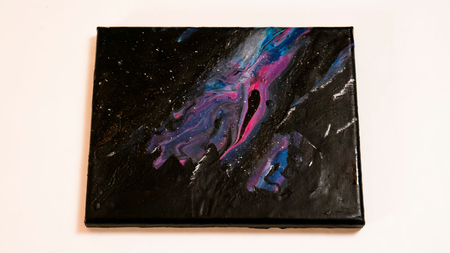 A Midnight Galaxy View Original Artwork
