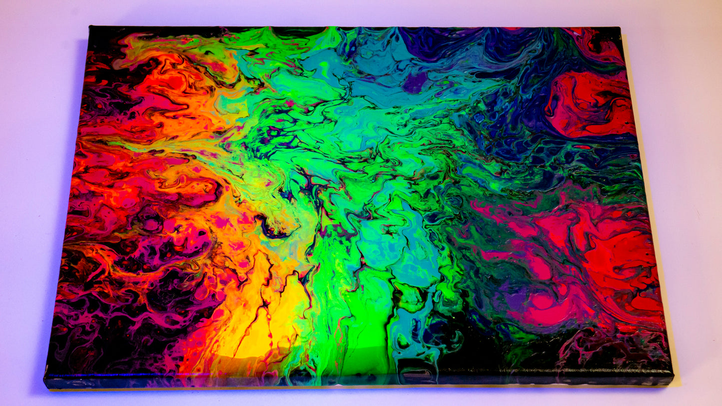 A Glowing Rainbow Original Artwork