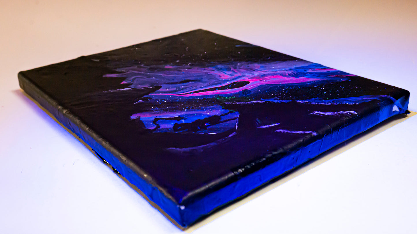 A Midnight Galaxy View Original Artwork