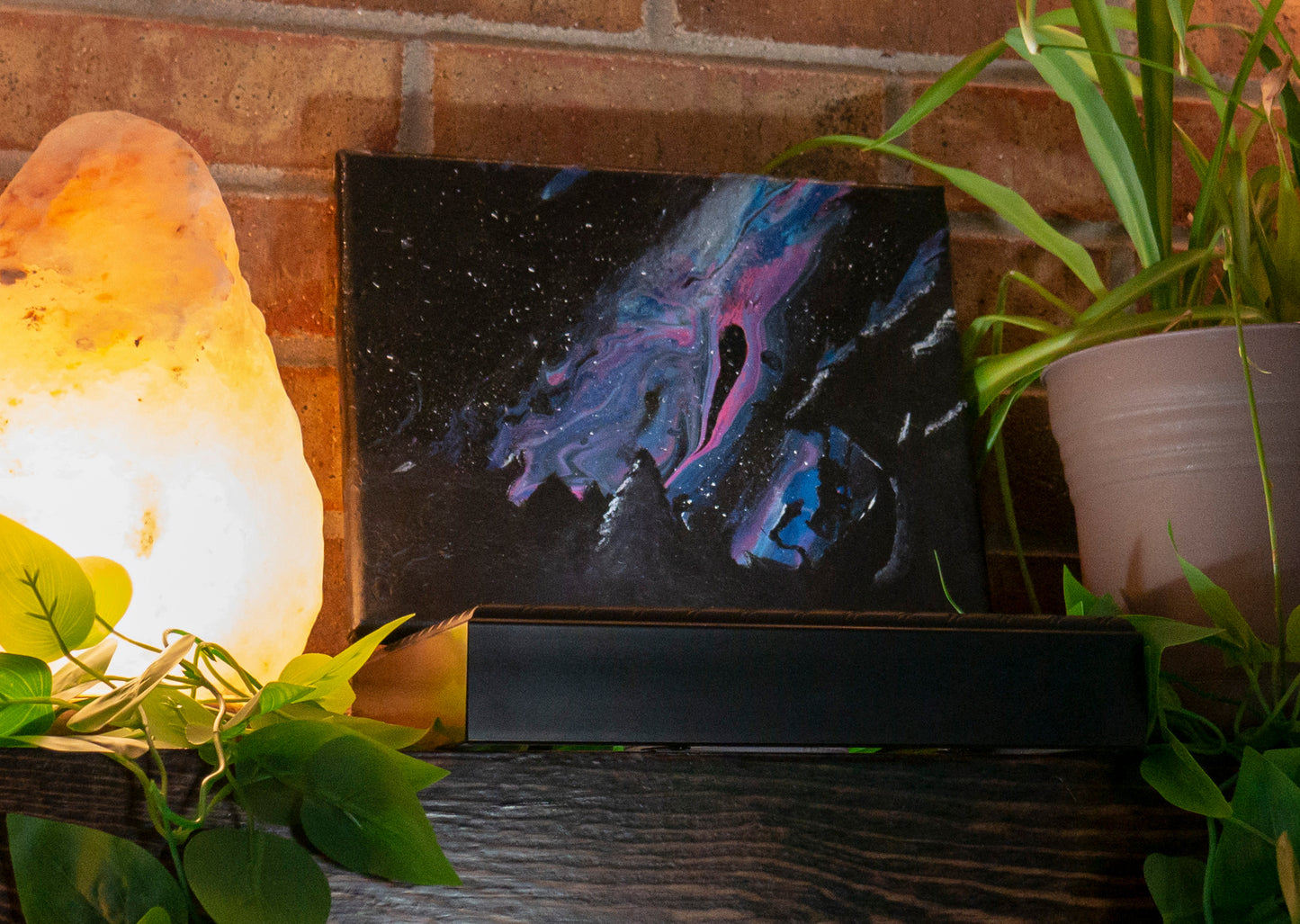 A Midnight Galaxy View Original Artwork