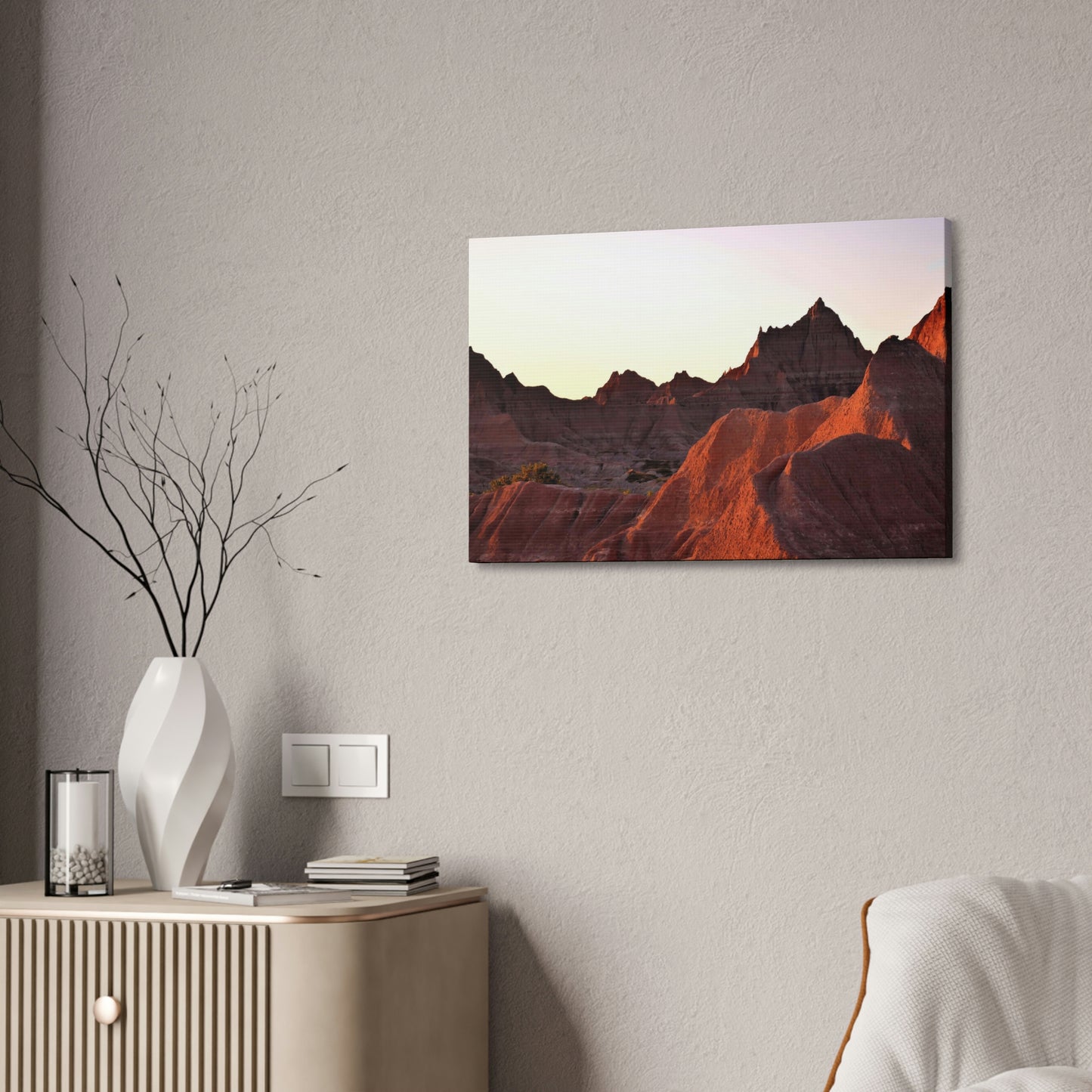 The Red Landscapes Canvas