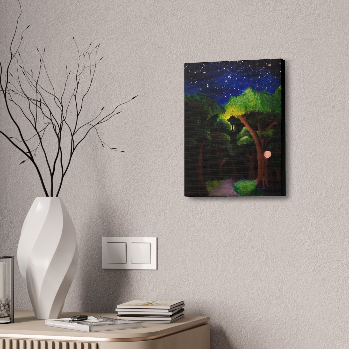 A Walk Into The Night Canvas