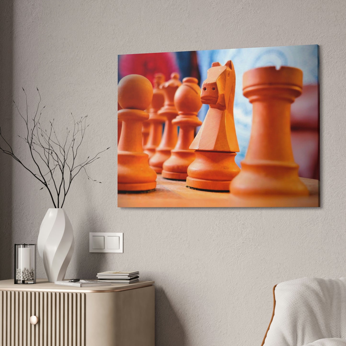 The Wooden Knight Canvas