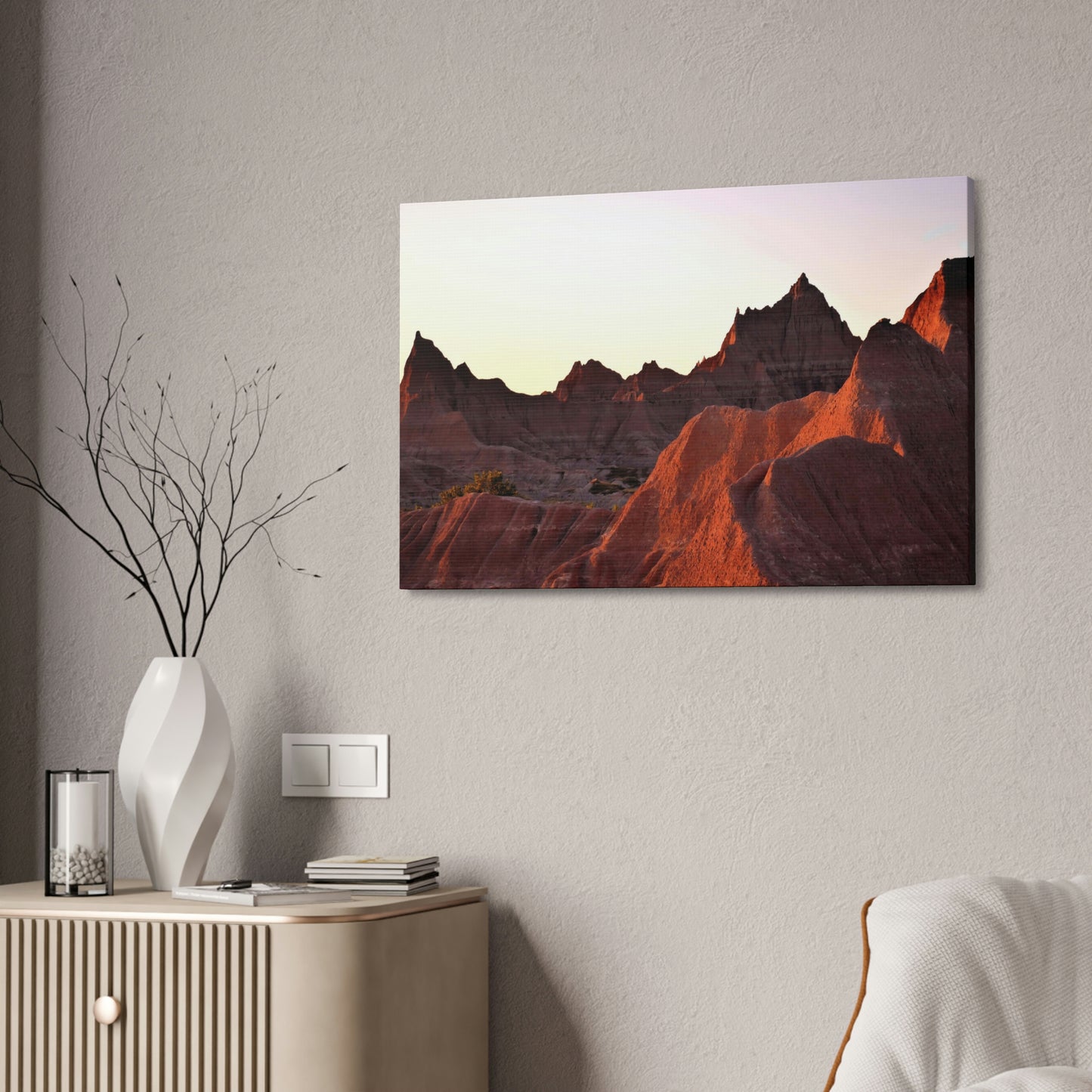The Red Landscapes Canvas