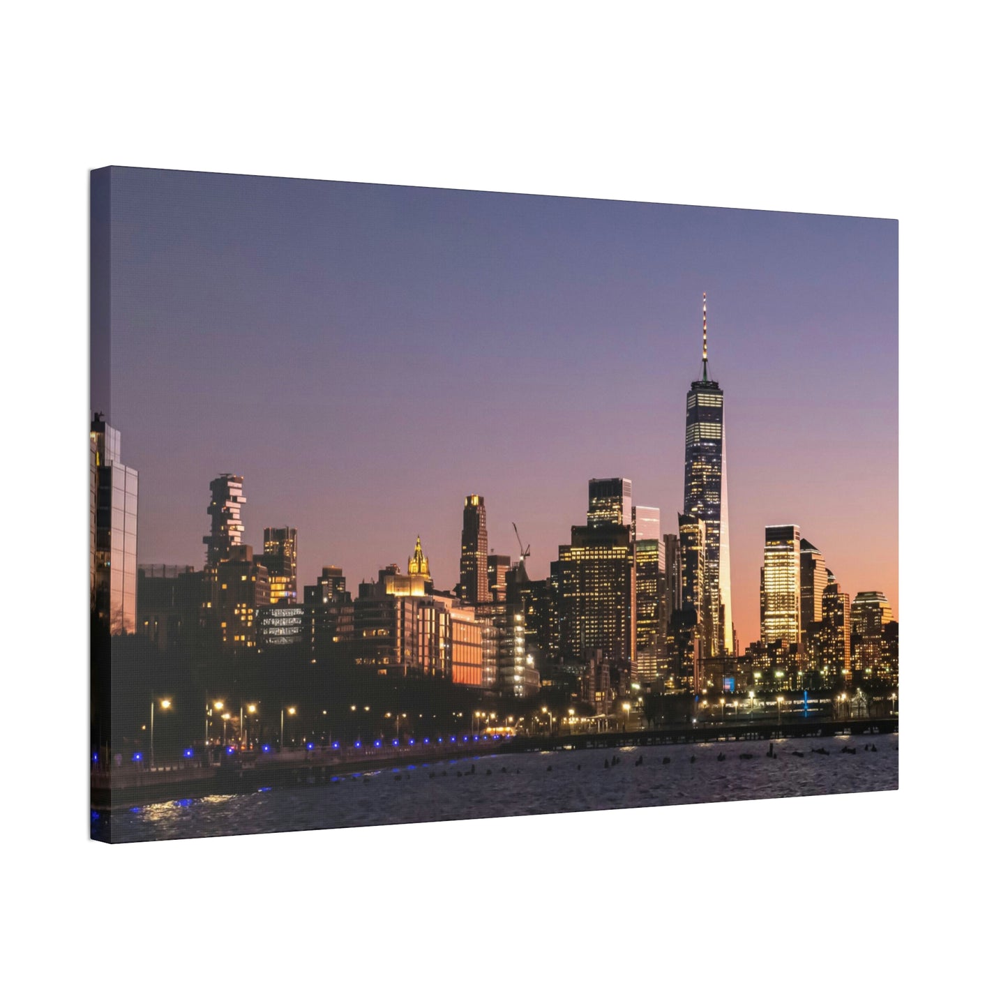 A View From the Hudson Canvas