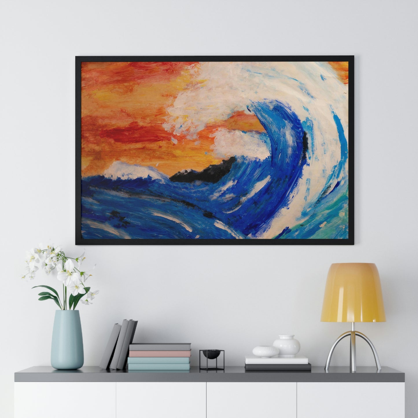 An Impressionists Wave Poster