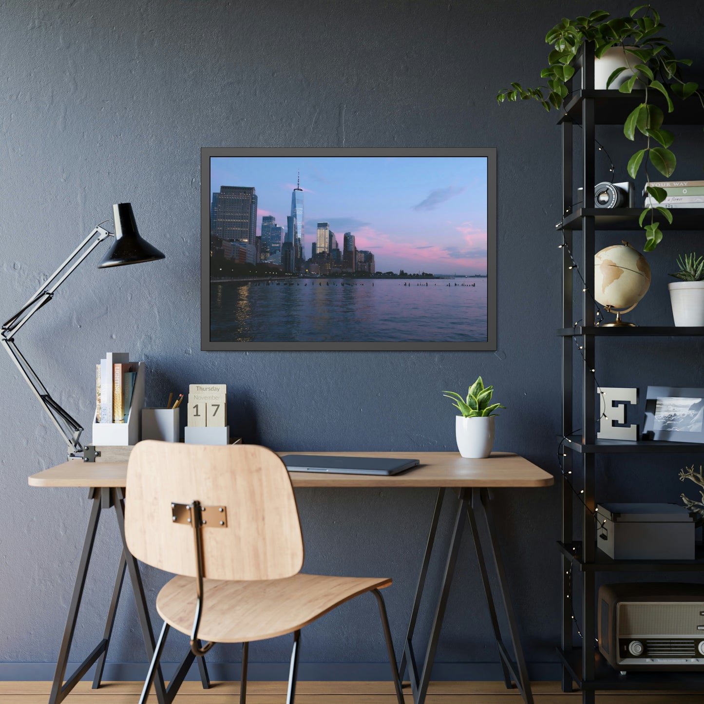 Early Morning in FIDI Framed Picture
