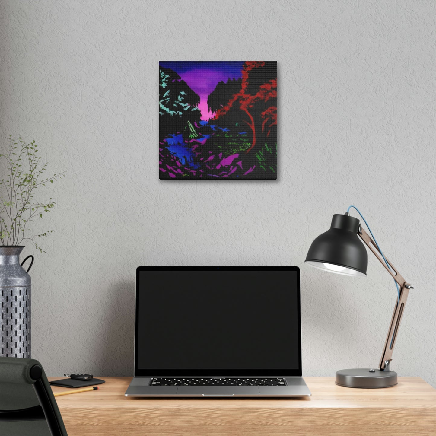 A Neon Forest Canvas