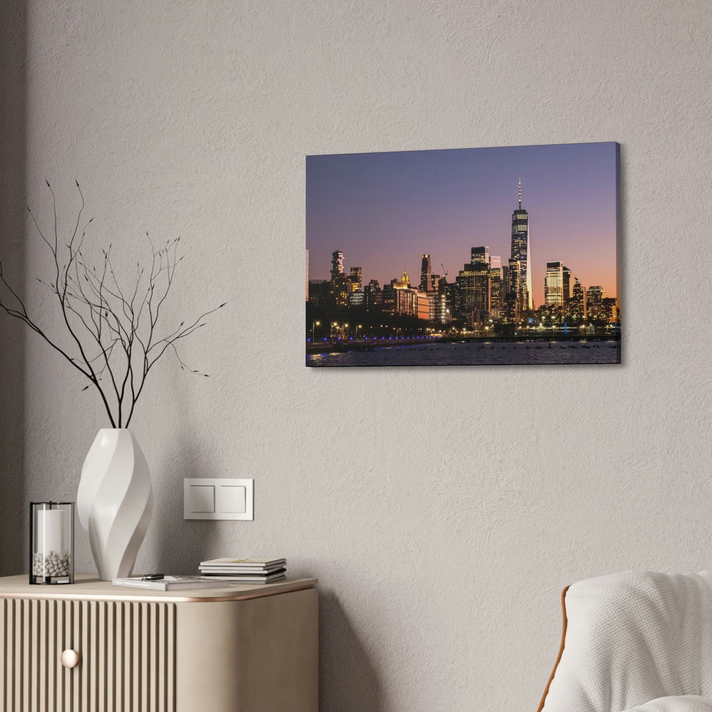 A View From the Hudson Canvas