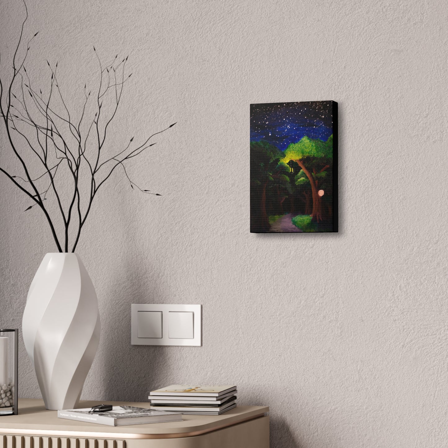A Walk Into The Night Canvas