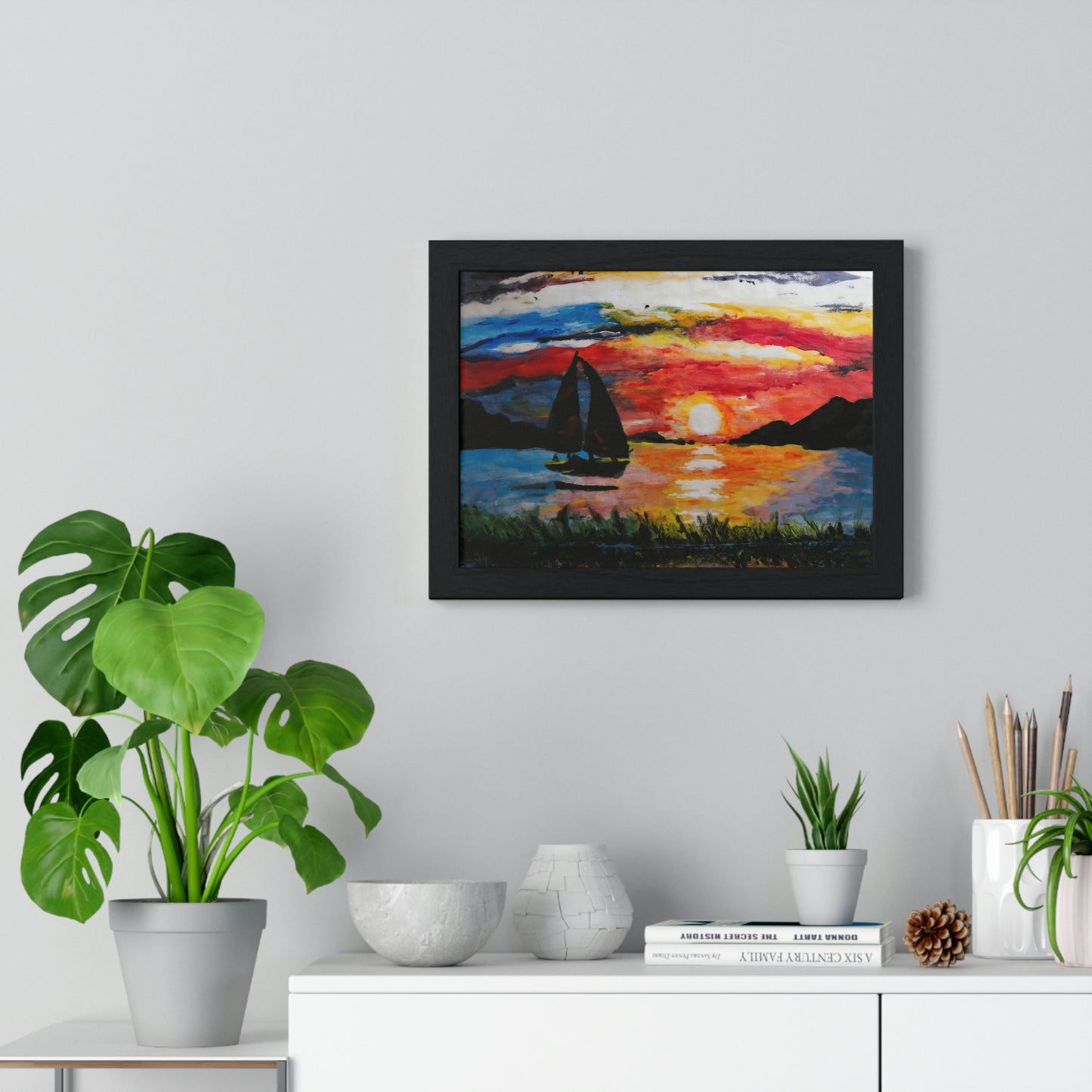 An Impressionists Sailboat Poster