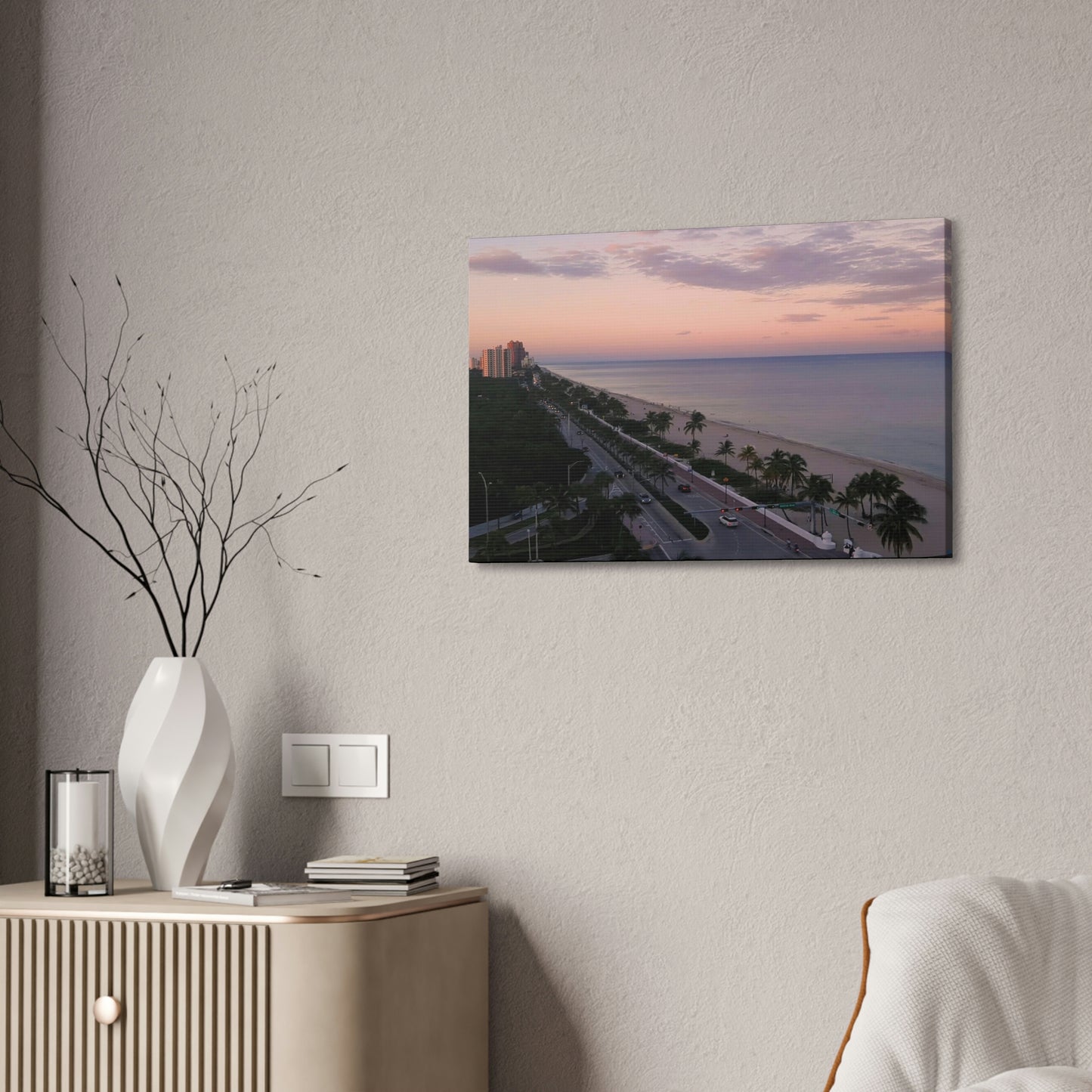A Beachside Escape Canvas