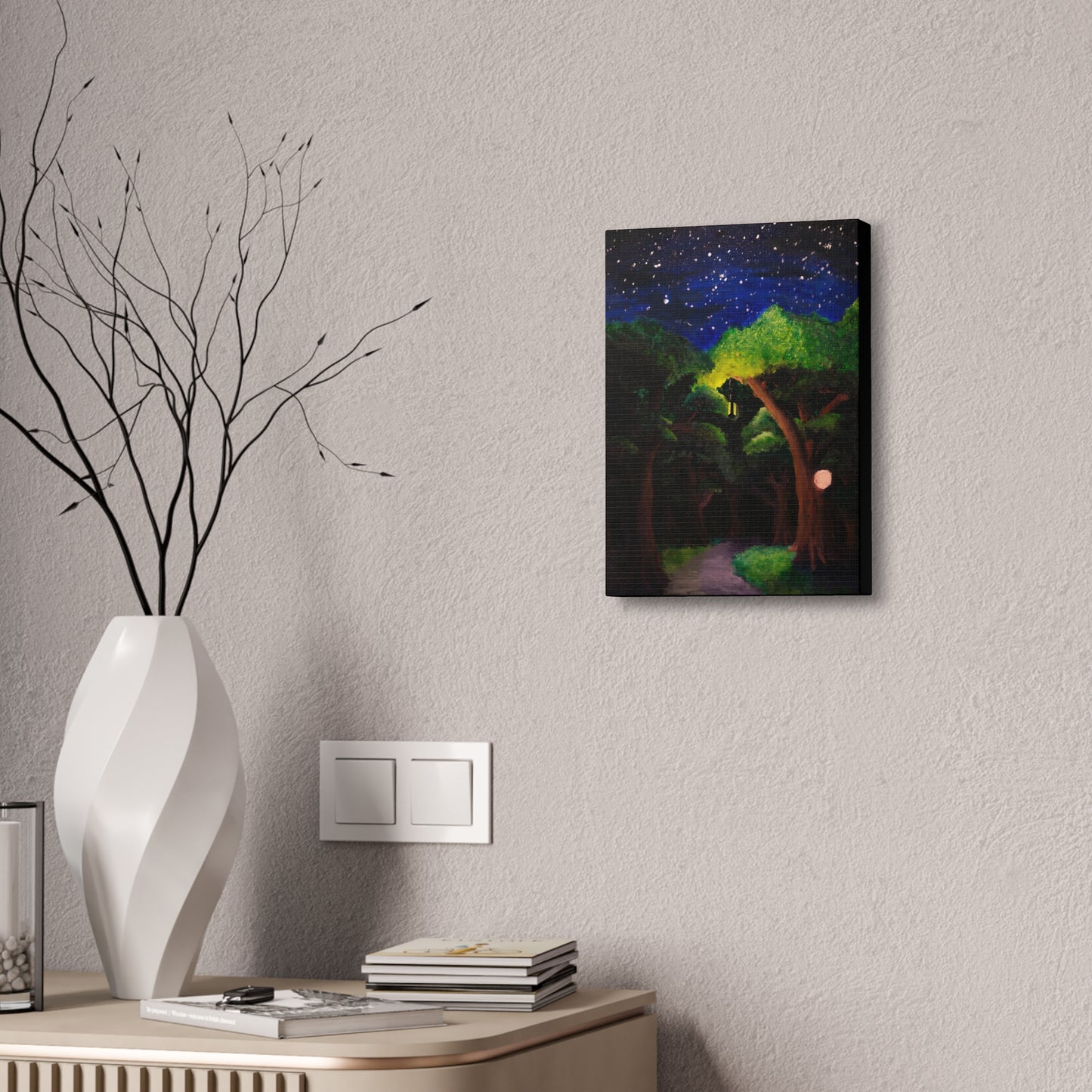A Walk Into The Night Canvas