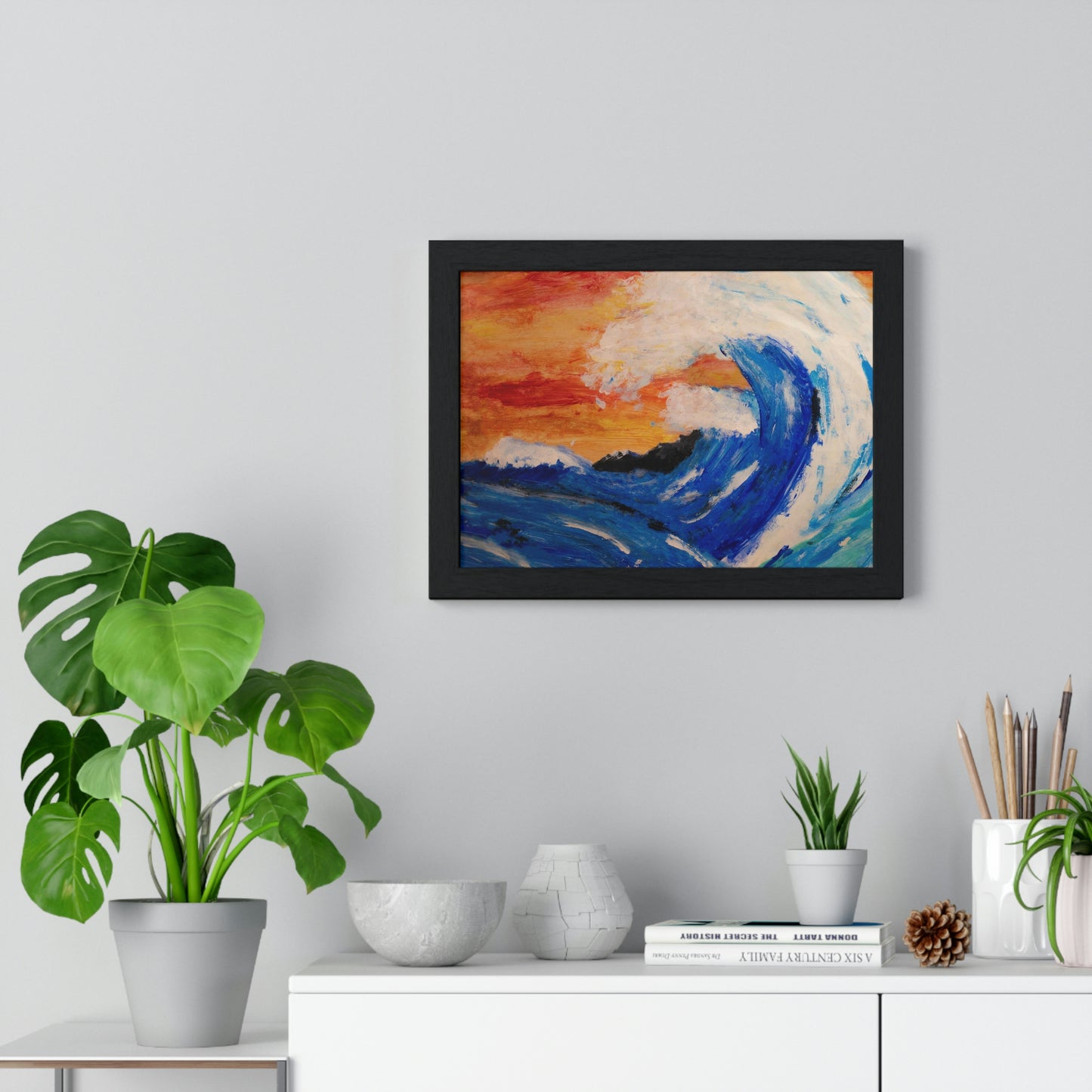 An Impressionists Wave Poster