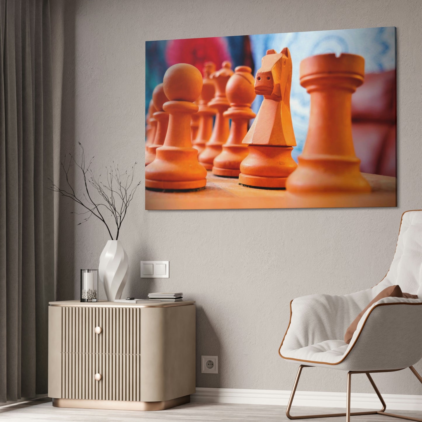 The Wooden Knight Canvas