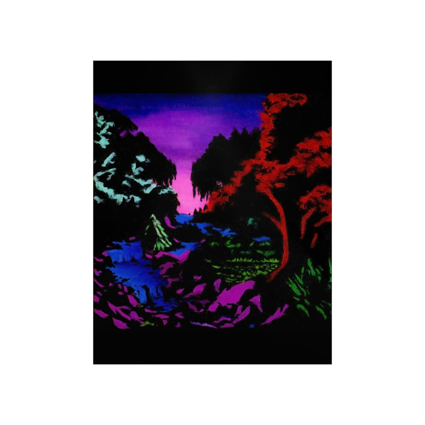 A Neon Forest Poster