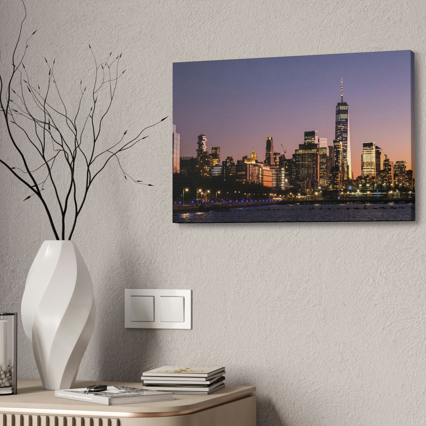 A View From the Hudson Canvas