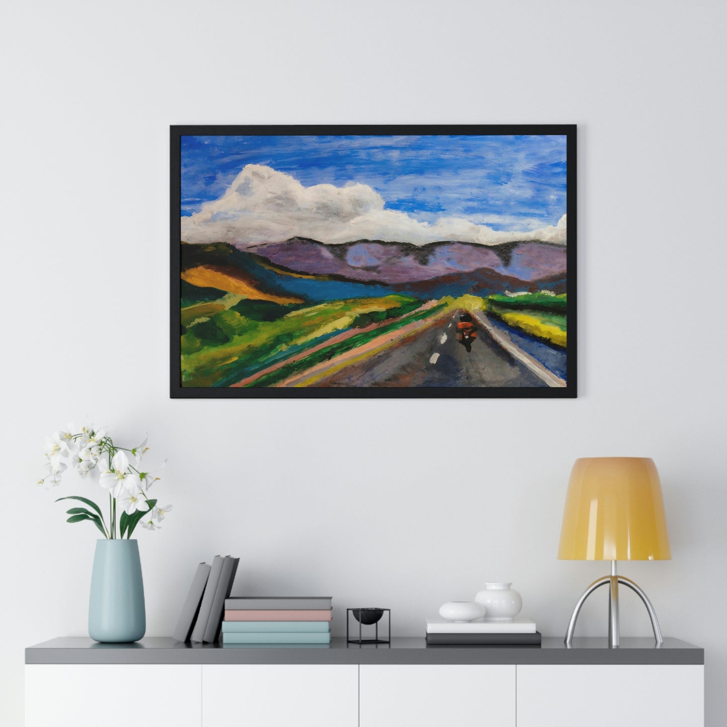 A Drive Through the Rockies Poster