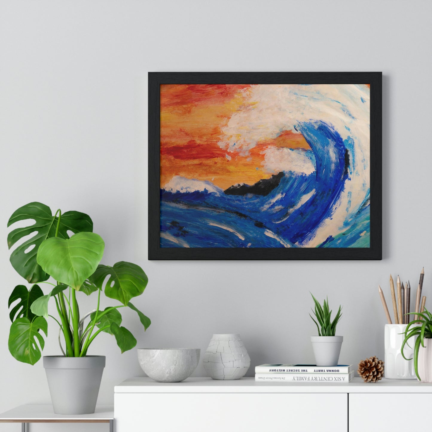 An Impressionists Wave Poster