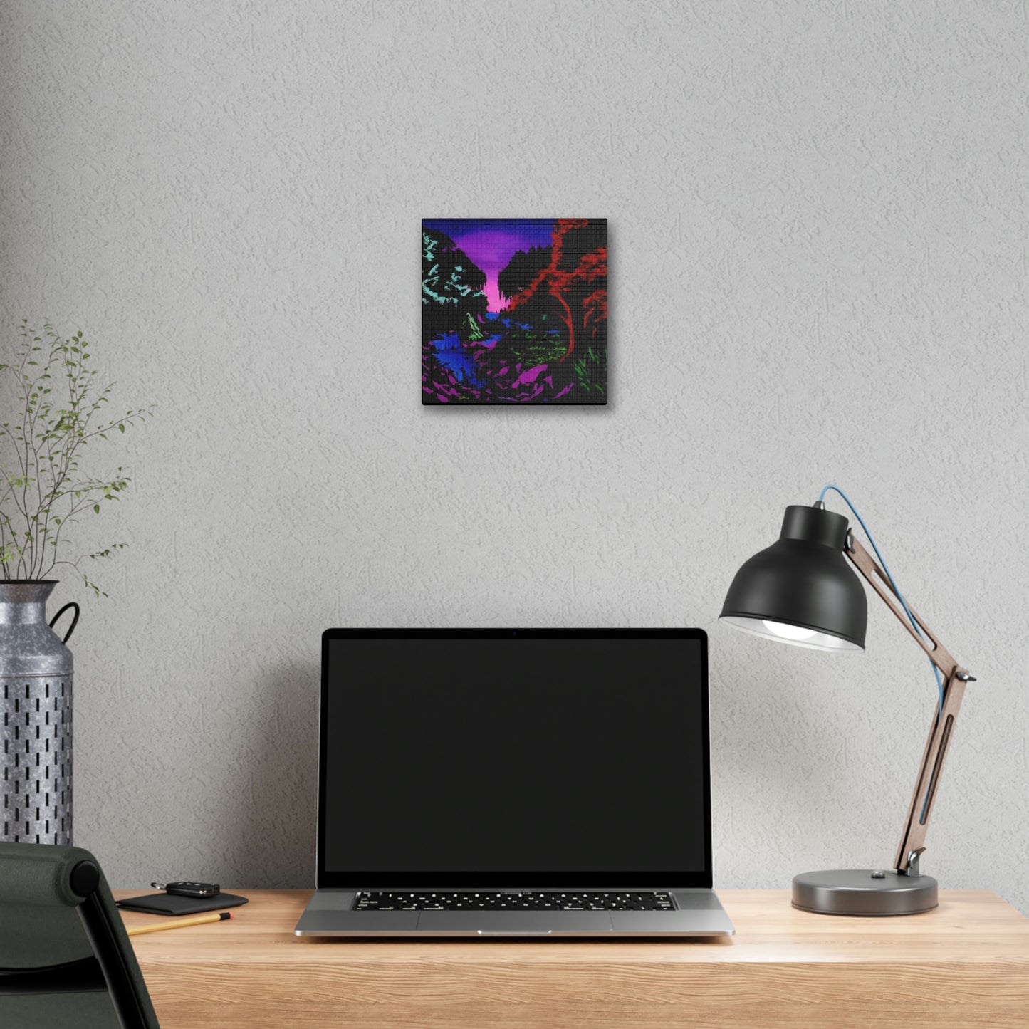 A Neon Forest Canvas