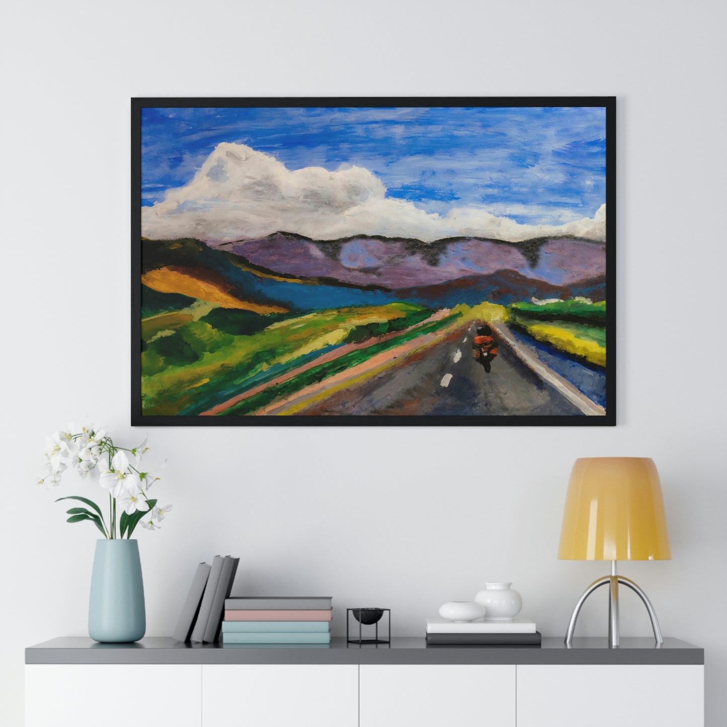 A Drive Through the Rockies Poster
