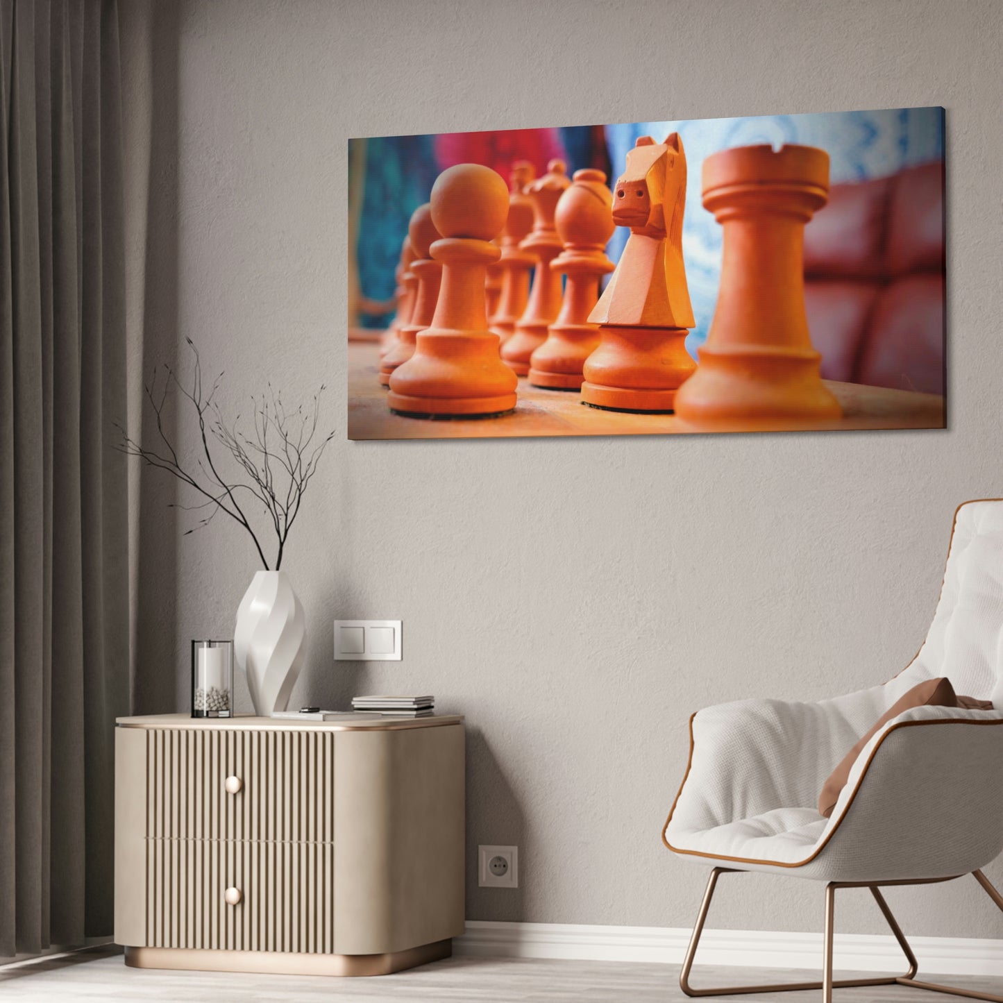 The Wooden Knight Canvas