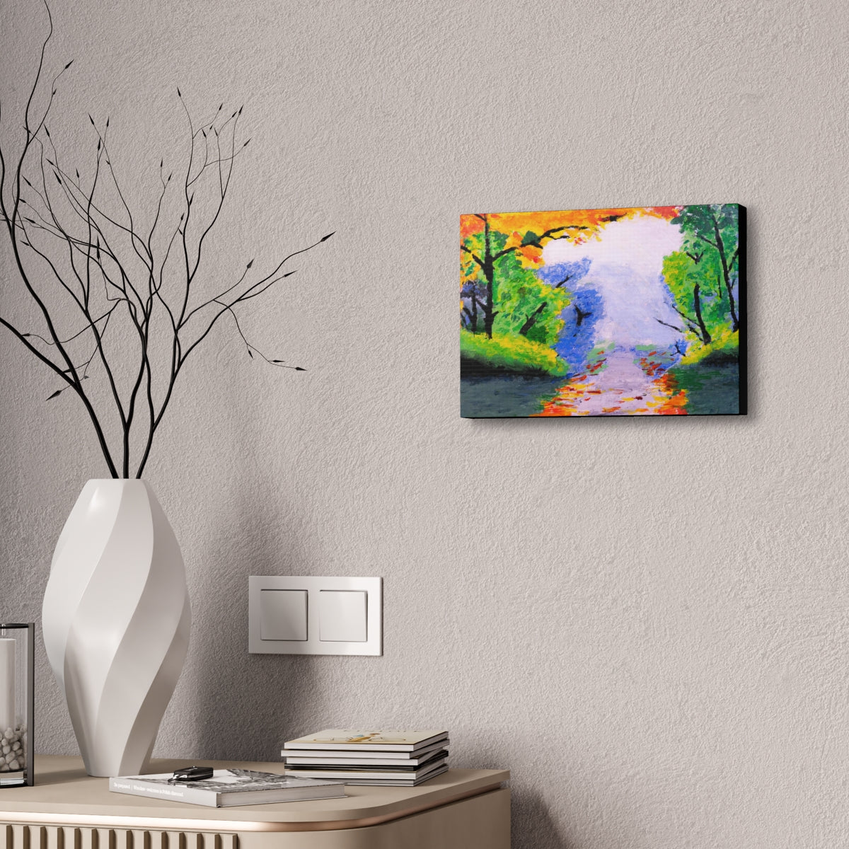 An Impressionists Forest Canvas
