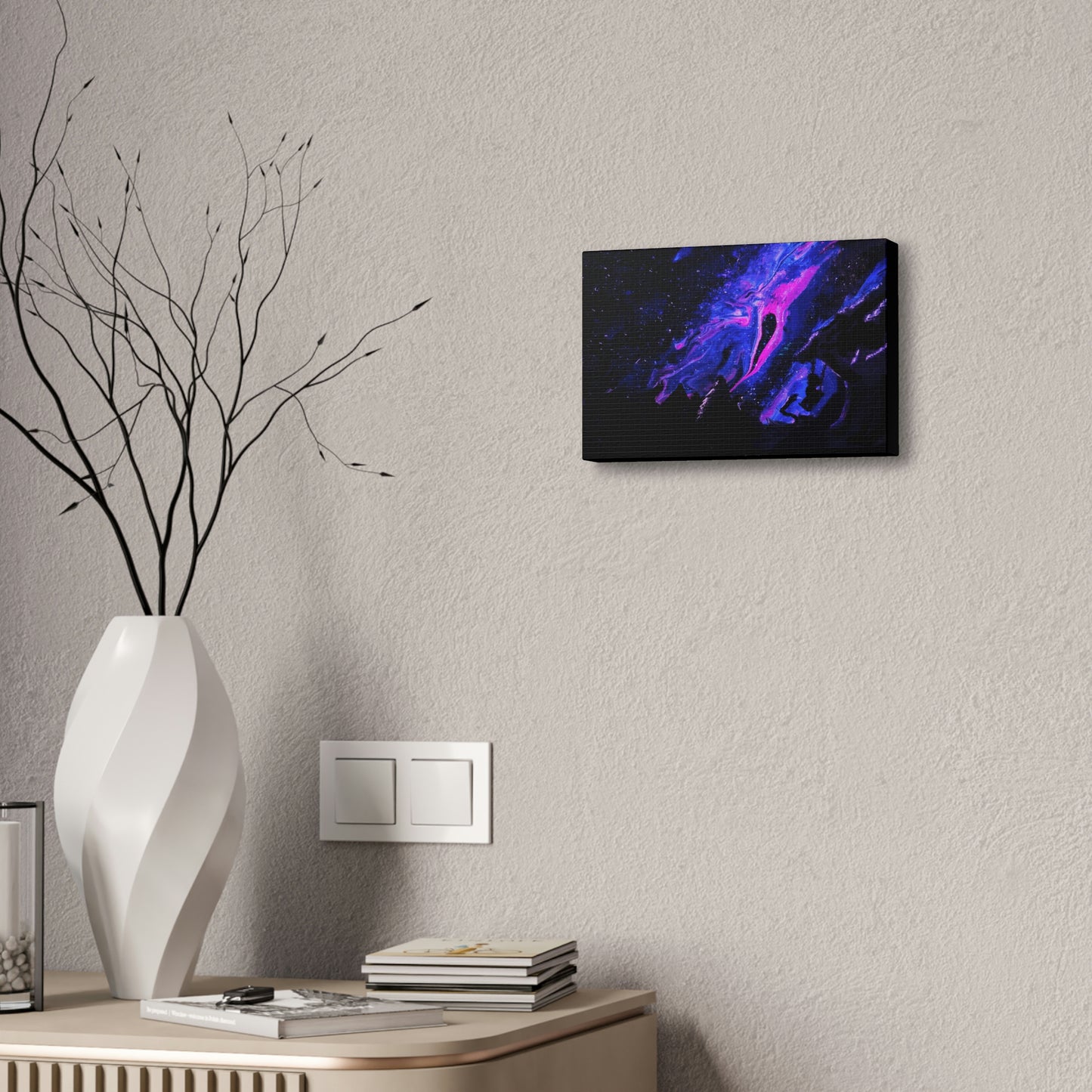A Midnight Galaxy View Canvas