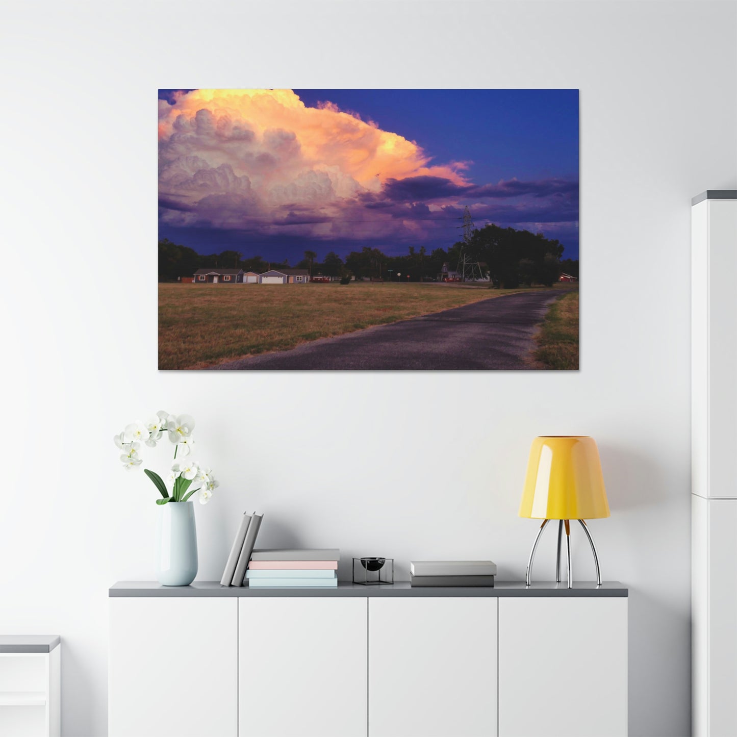 A Kansas Summer Storm Canvas