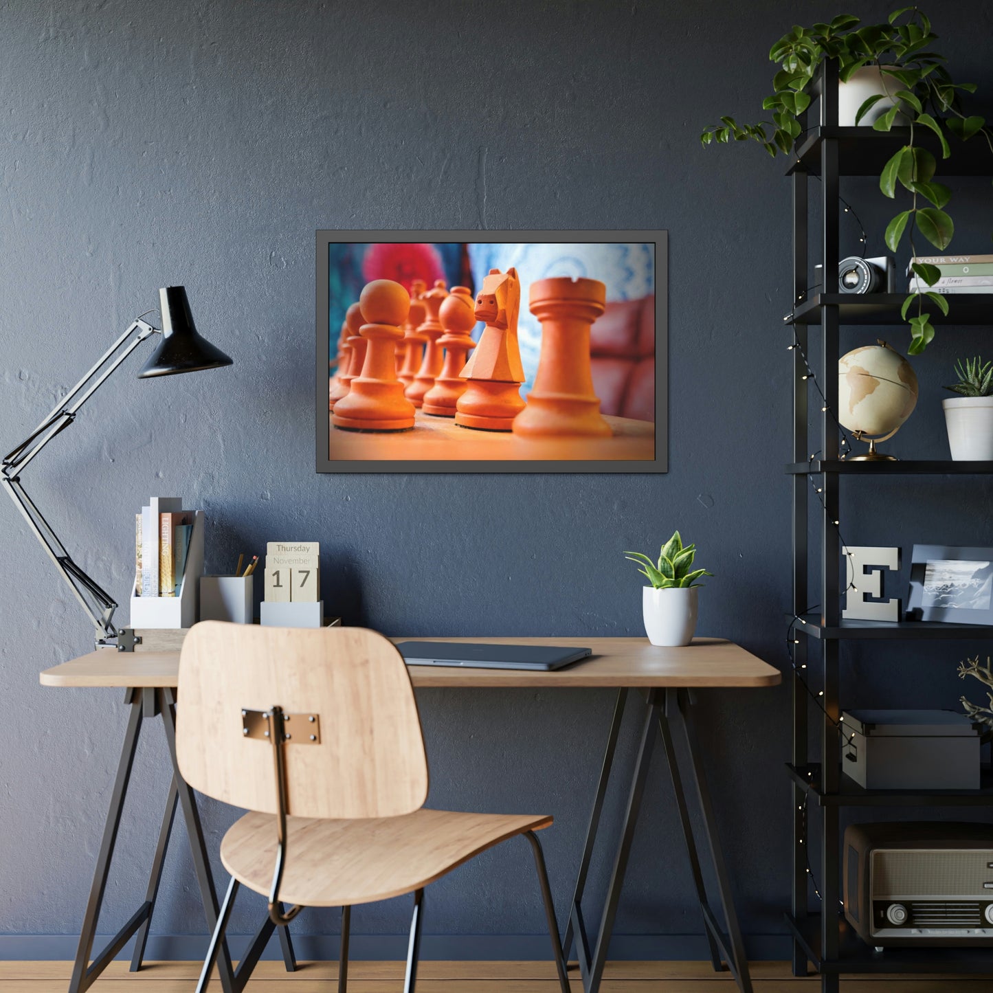 The Wooden Knight Framed Picture