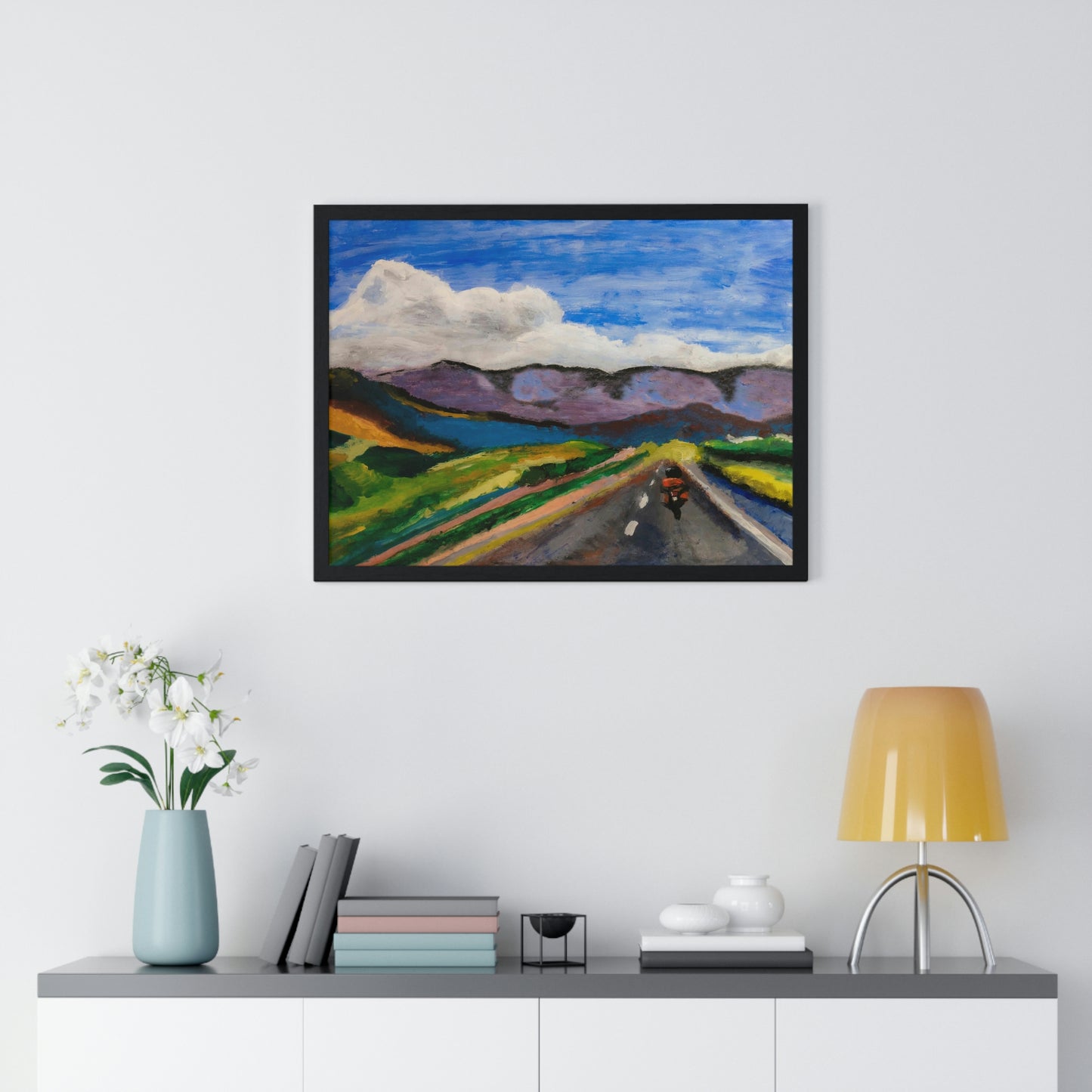 A Drive Through the Rockies Poster