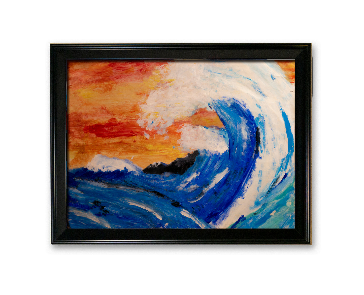 An Impressionists Wave Poster