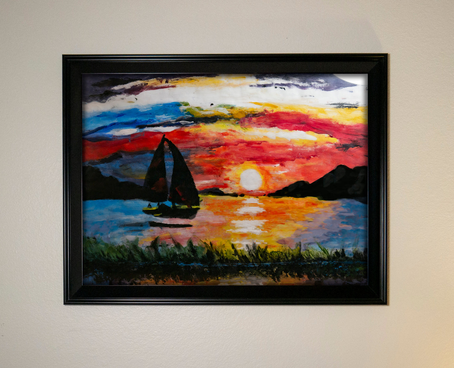 An Impressionists Sailboat Poster