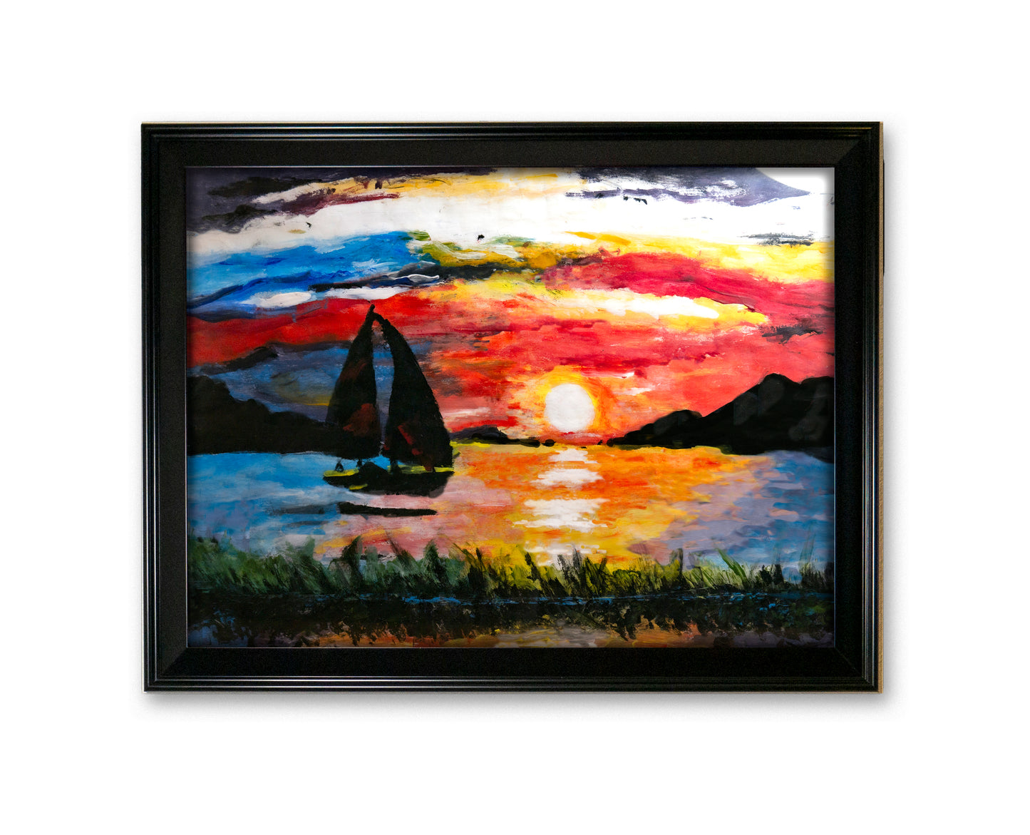 An Impressionists Sailboat Poster